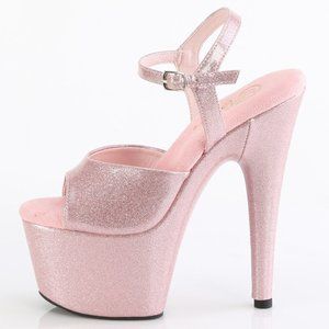 Platform Glitter High Heel Shoes